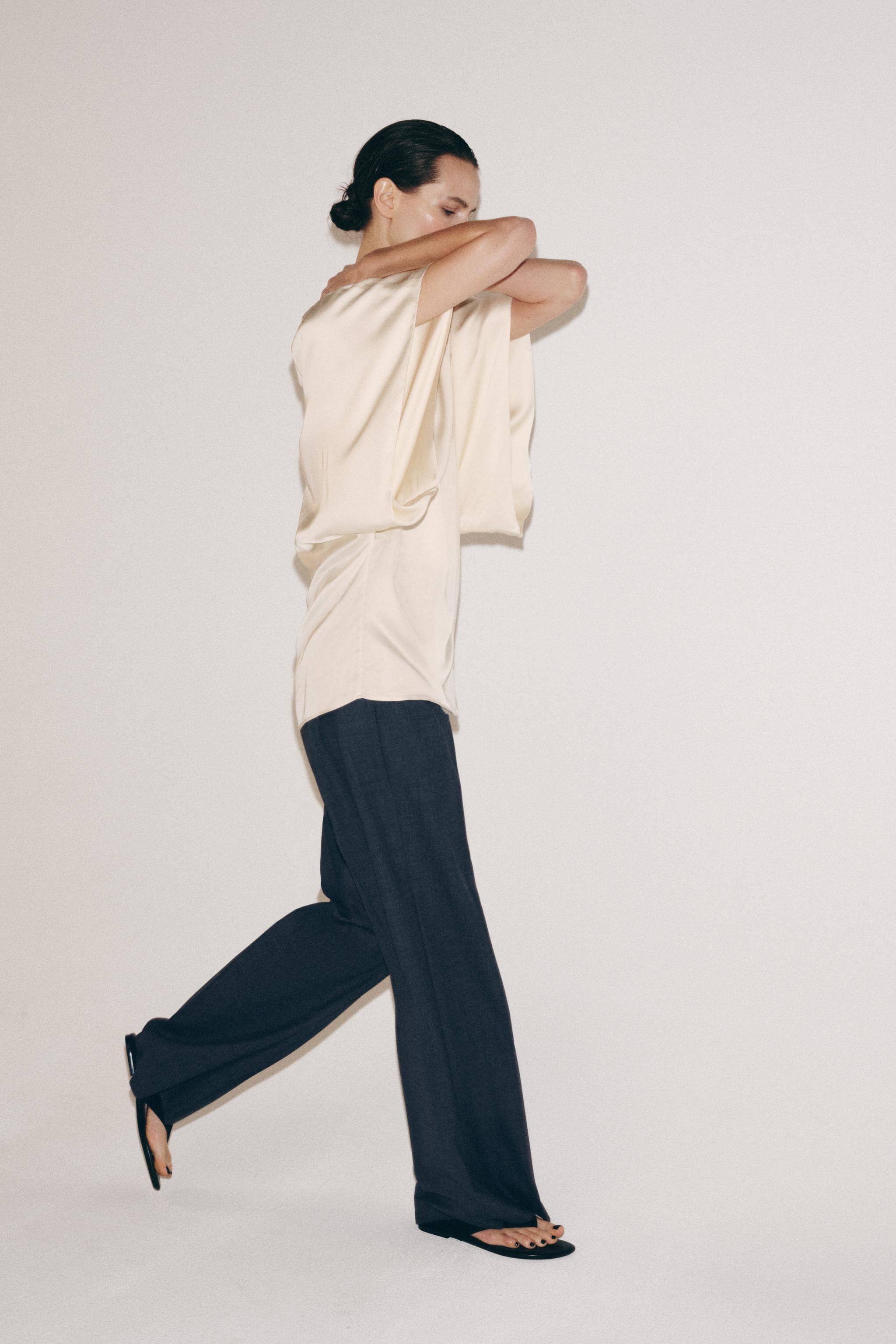 ZW COLLECTION FLOWY SHORT SLEEVE TOP